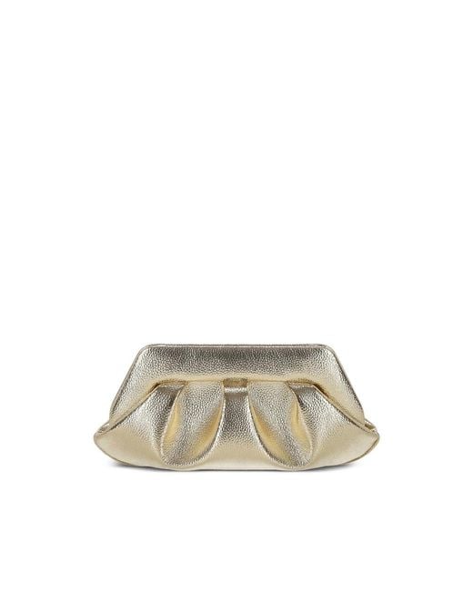 The Moire Multicolor Gea Laminated Clutch Bag