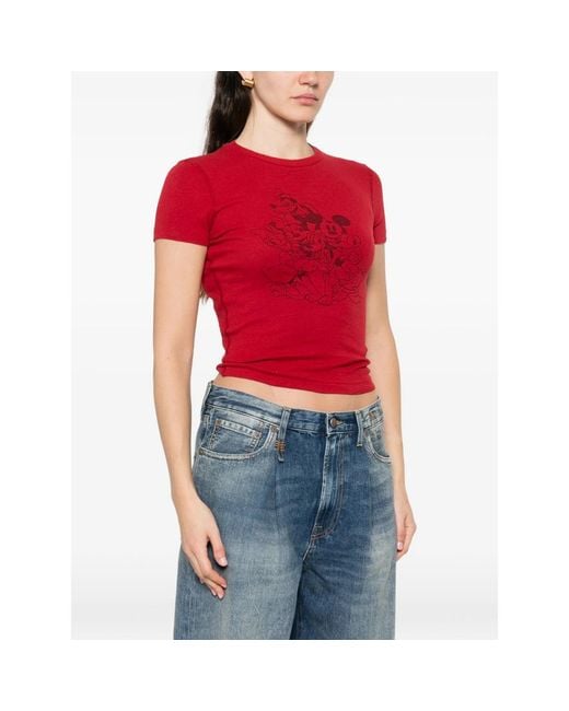 Re/done Red T Shirts