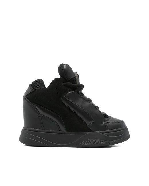 OTTOLINGER Black Cotton Polyester Sneakers