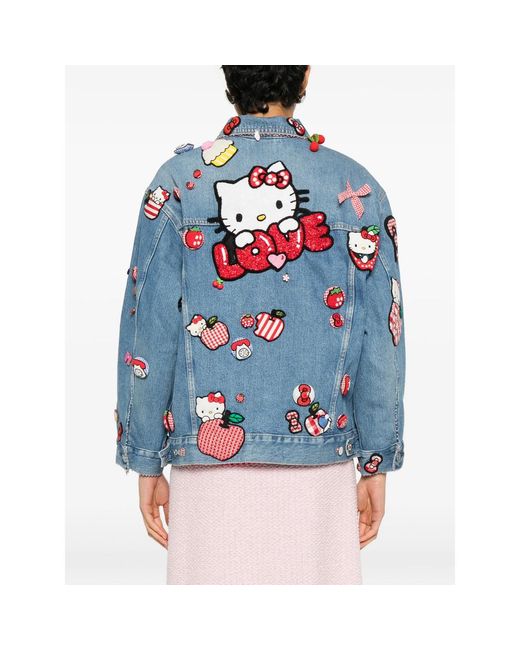 Péro Blue Embellished Jacket