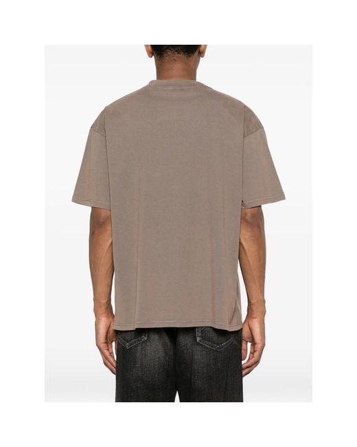 Represent Brown T-Shirt Cotton for men