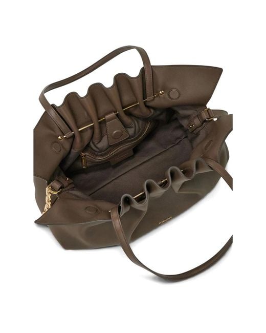 Ferragamo Brown Soft-Bag M