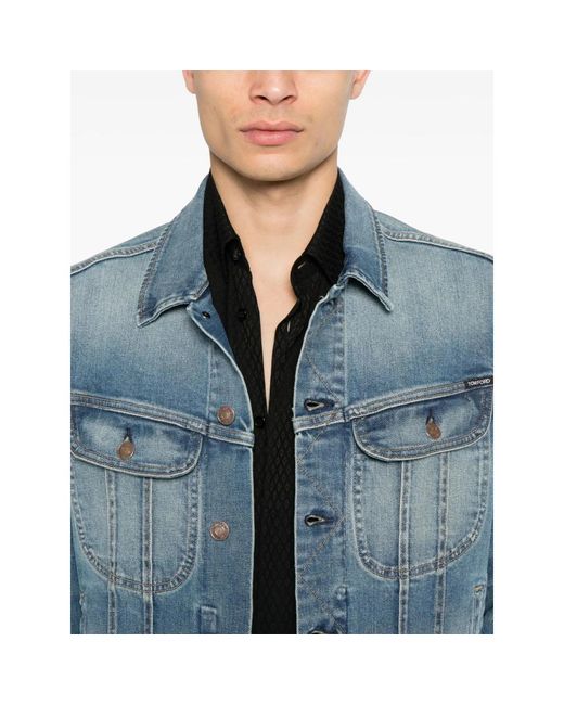Tom Ford Blue Jackets for men