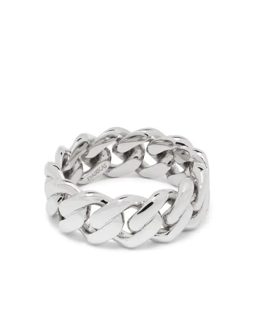 DARKAI White Cuban Ring for men