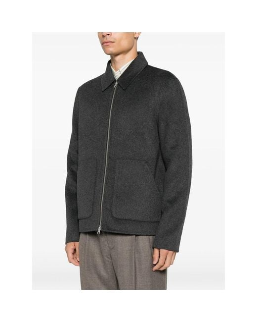 Samsøe & Samsøe Gray Sapaulo Zip-Up Jacket for men