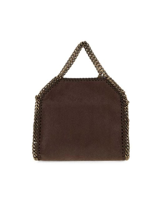 Stella McCartney Brown Chocolate Shaggy Deer Tiny Falabella Handbag