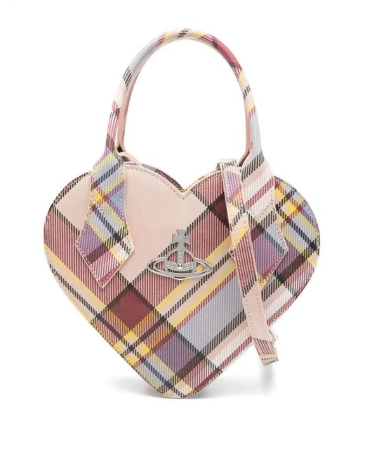 Vivienne Westwood Pink Josephine Heart Cross Body Bag