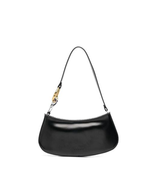 Staud Black Small Ollie Shoulder Bag