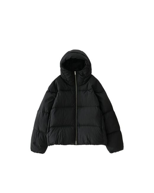 Studio Nicholson Black Fenne Crinkle Puffer Jacket for men