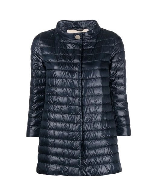 Herno Black Outerwears Blue