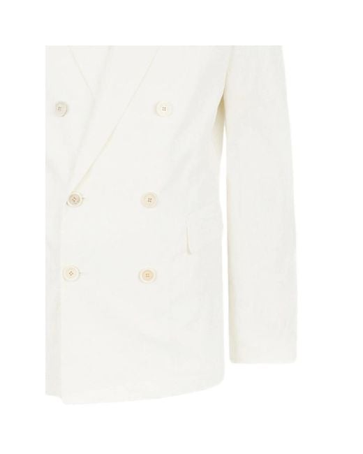 DSquared² White Double Breasted Suits for men