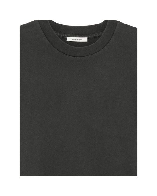 Entire studios Black Crew-Neck Short-Sleeve T-Shirt for men