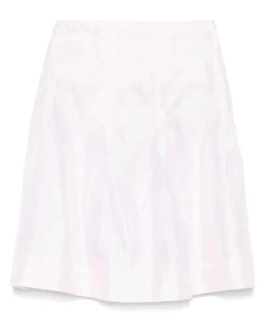 GIMAGUAS White Camilla Midi Skirt