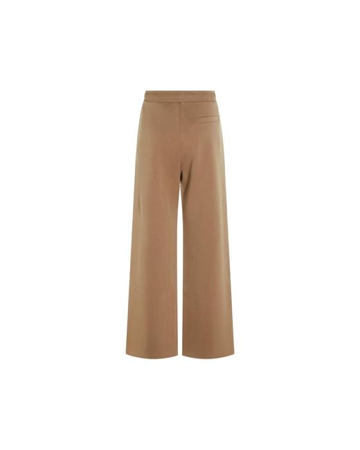 Max Mara Natural Logo-Drawstring Track Pants