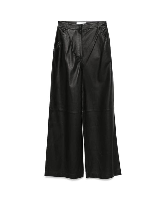 Yves Salomon Black Trousers