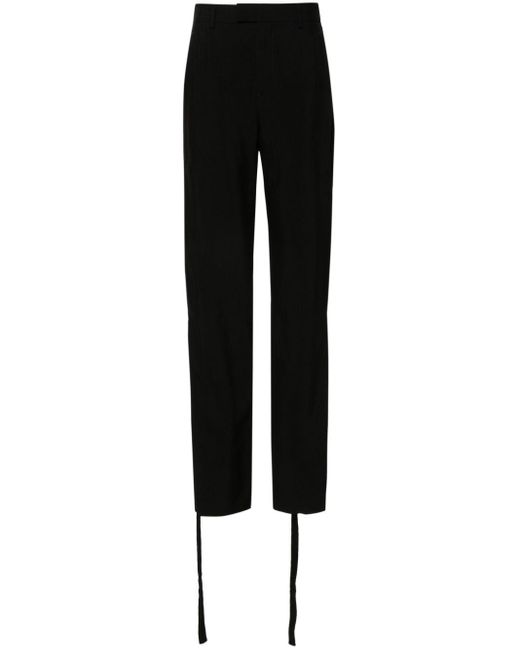 Ann Demeulemeester Black Panelled-Design Trousers
