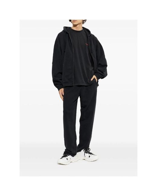 Vetements Black Logo-Print T-Shirt for men