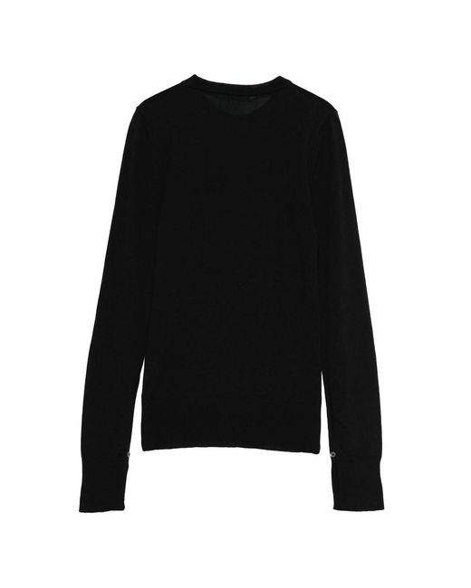 3311 Black Crew-Neck Sweater