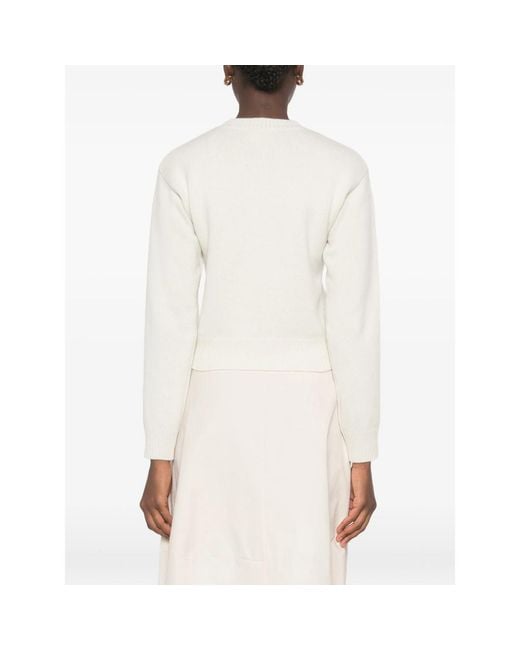 A.P.C. White Neutrals Knitwear