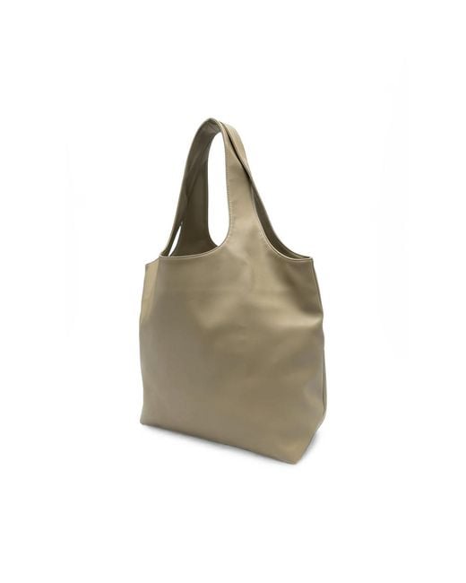 A.P.C. Multicolor A. P.C. Logo-Print Leather Tote Bag