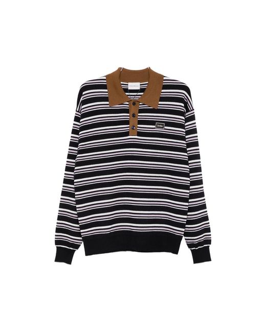 Drole de Monsieur Black Polo Shirts for men