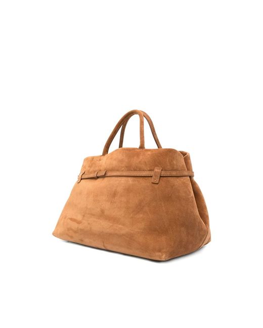 MANU Atelier Brown Le Cambon 40 Handbag