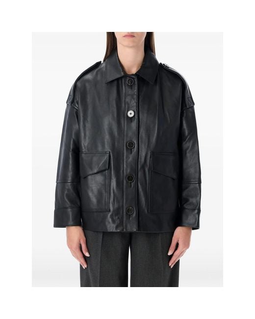 Sessun Black Harriboyd Button-Up Jacket