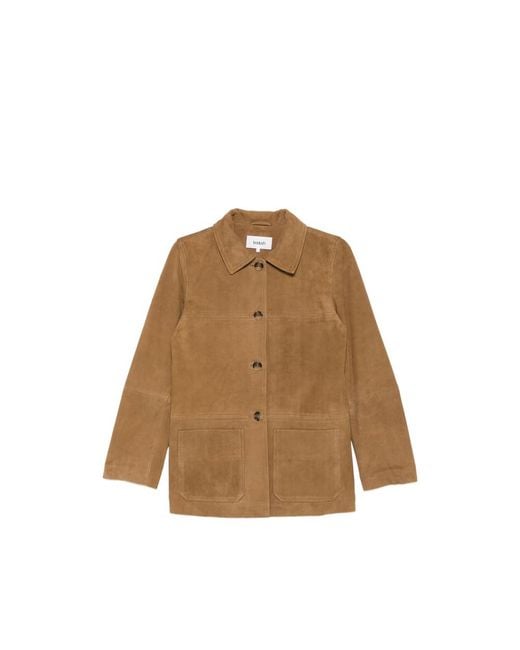 Ba&sh Brown Button Pocket Jacket
