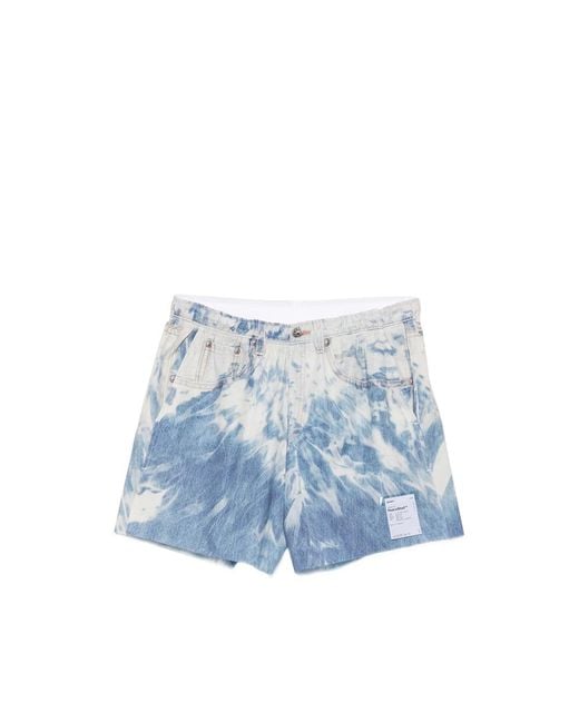 Satisfy Blue Peaceshell 5" Denim-Effect Shorts for men