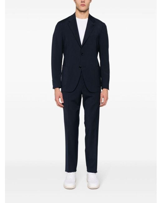 Lardini Blue Single-Breasted Suit for men