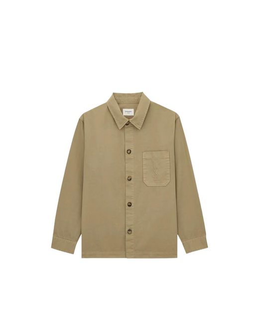 Saint Laurent Natural Neutrals Jackets for men