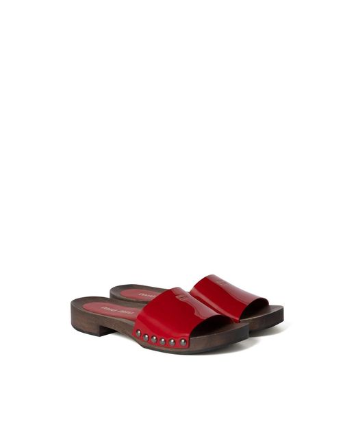 Miu Miu Red Sandals