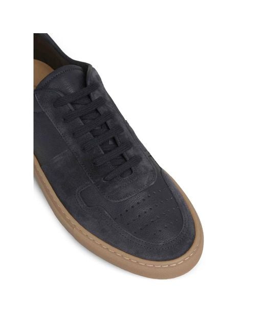 Common Projects Blue Perforated Panelled Sneakers for men