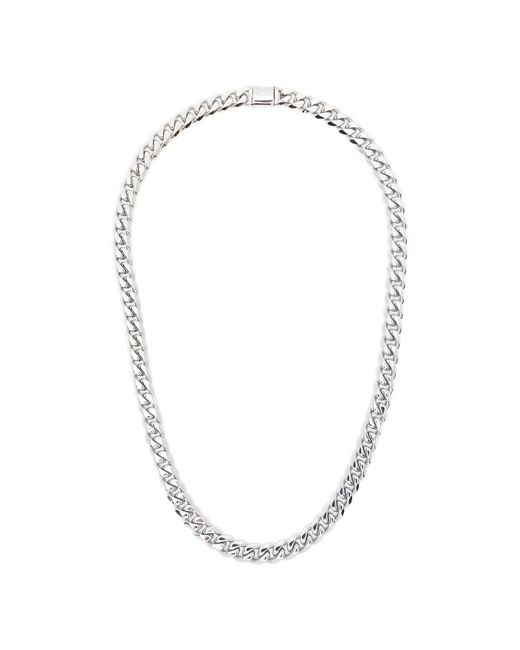 DARKAI Metallic Chain-Link Necklaces for men