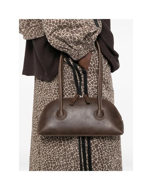 MARGE SHERWOOD Brown Handle Shoulder Bag