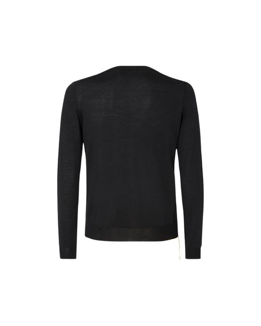 Fendi Black Wool Pullover for men
