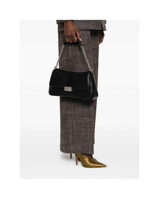 Emporio Armani Black Chain-Strap Shoulder Bag