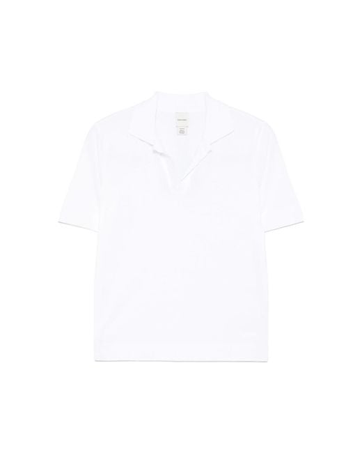 Calvin Klein White Ribbed T-Shirt