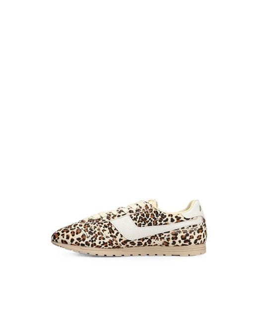 Autry Metallic Windspin Low Leopard-Print Leather Sneakers