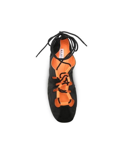 Alaïa Black Alaã¯A Ballet Flats