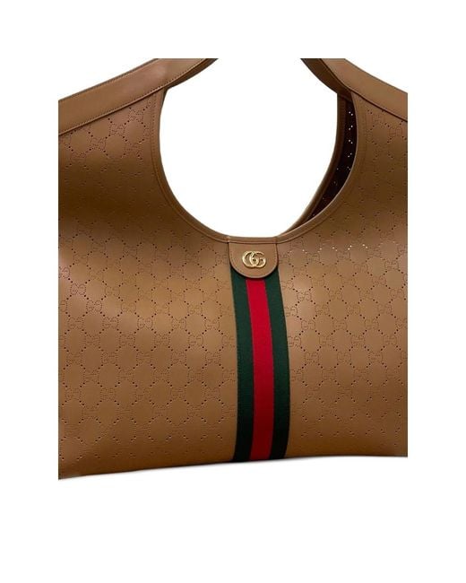 Gucci Brown Neutrals Shoulder Bags