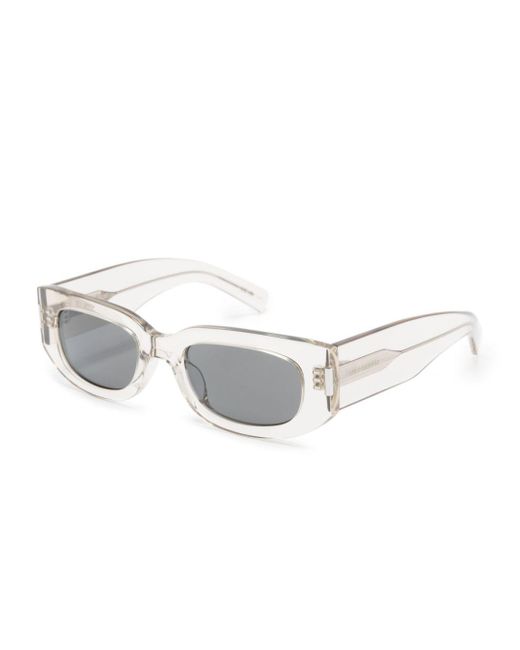 Saint Laurent Gray Square-frame Sunglasses
