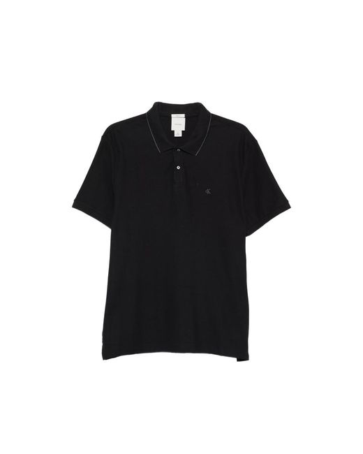 Calvin Klein Black Polo Shirt for men
