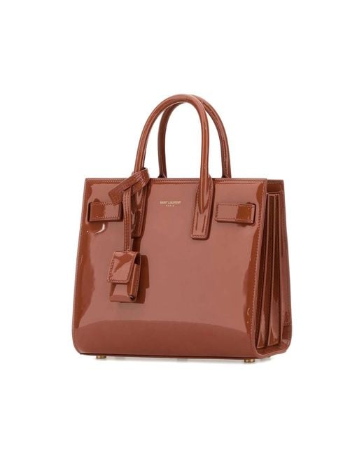 Saint Laurent Brown Tote Bags