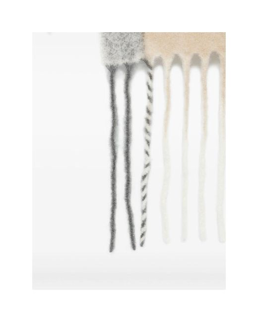 Altea Natural Fringed-Edge Scarf for men