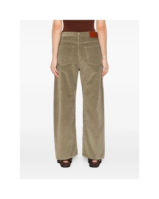 Studio Nicholson Green Corduroy Trousers