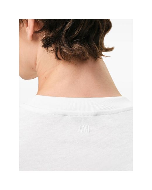 AMI White T-Shirts & Vests for men