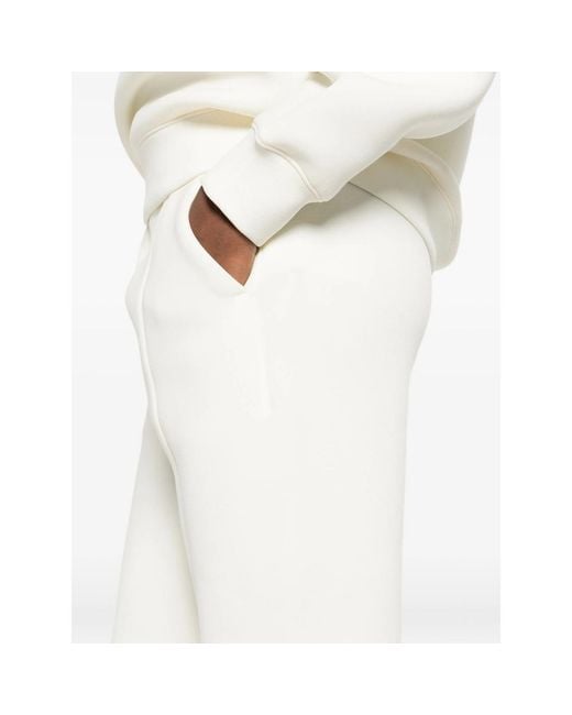 Calvin Klein White Elasticated Trousers