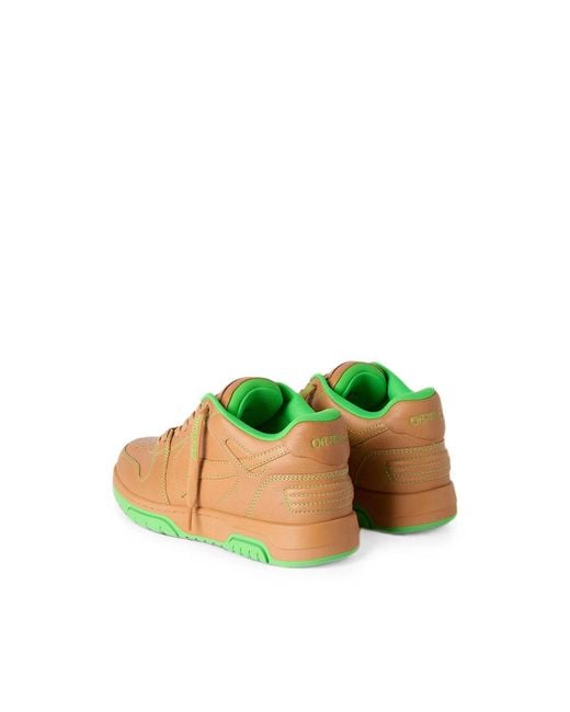 Off-White c/o Virgil Abloh Green Out Of Office Sneakers for men
