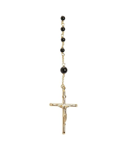 Dolce & Gabbana Metallic Rosary Necklace